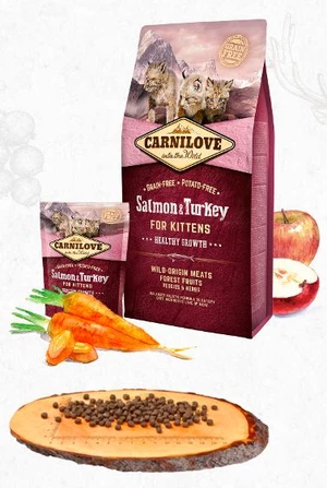 CARNILOVE cat  KITTEN salmon/turkey - 400g