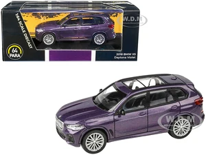 2018 BMW X5 Daytona Violet Metallic with Sunroof 1/64 Diecast Model Car by Paragon Models