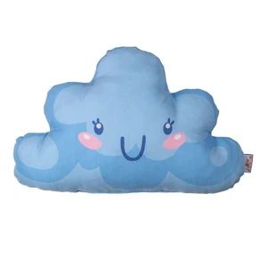 Tmavomodrý detský vankúšik s prímesou bavlny Mike & Co. NEW YORK Pillow Toy Hurro, 21 x 40 cm