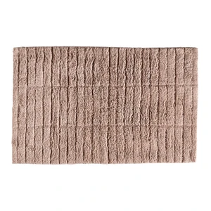 Ružová bavlnená kúpeľňová predložka Zone Tiles, 80 x 50 cm