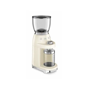 Béžový mlynček na kávu SMEG 50's Retro