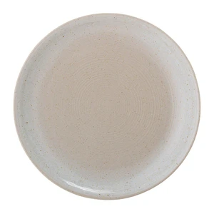 Krémovobiely kameninový tanier Bloomingville Taupe, ø 21,5 cm