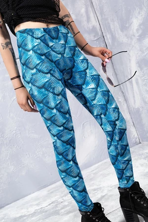 Blue Mermaid Leggings