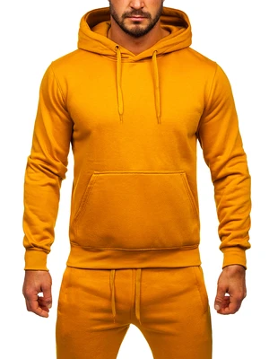 Costum de training camel cu glugă Bolf D003