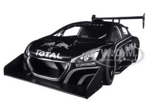 Peugeot 208 T16 Pikes Peak "Red Bull" Presentation Car Black 1/18 Model Car by Autoart