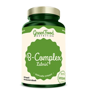 B - KOMPLEX Lalmin® - GreenFood Nutrition, 60 kapslí,B - KOMPLEX Lalmin® - GreenFood Nutrition, 60 kapslí