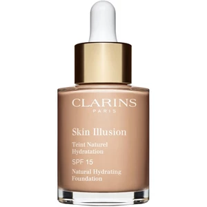 Clarins Skin Illusion Natural Hydrating Foundation rozjasňujúci hydratačný make-up SPF 15 odtieň 107C Beige 30 ml