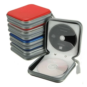 40 Disc CD DVDDouble-side Storage Case Organizer Holder Hard Wallet Album CD Storage Bag