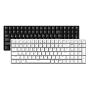 RK860 Wireless Mechanical Keyboard 100 Keys bluetooth/2.4G/Type-C Wired Three Mode Hot Swappable Switch White Backlight