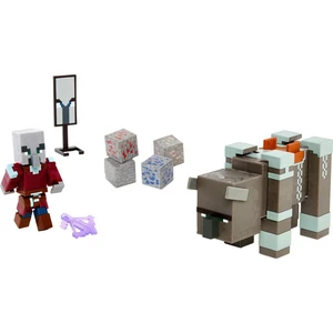 Mattel Minecraft 8 cm figurka dvojbalení Dungeons Ravager n Raid Captain