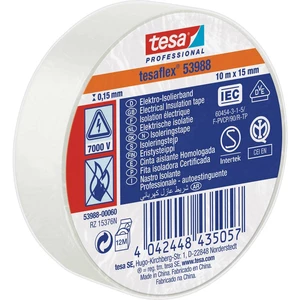 tesa  53988-00060-00 izolačná páska tesa® Professional biela (d x š) 10 m x 15 mm 1 ks