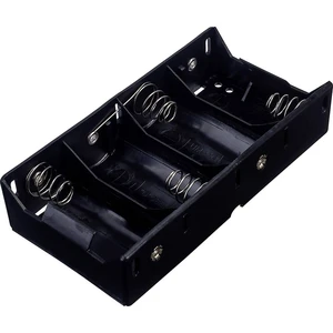 TRU COMPONENTS BH-143D batériový držák 4x mono (Typ D) spájkovaný konektor