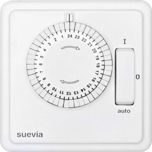 Suevia SU280447 časovač pod odmietku analógový   denný program  1200 W IP20 ZAP / AUTO / VYP program