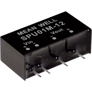 Mean Well SPU01L-15 DC / DC menič napätia, modul   67 mA 1 W Počet výstupov: 1 x