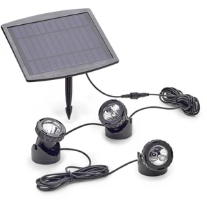Pontec 77939 jazierkové osvetlenie  sada 3 ks  LED  0.5 W čierna