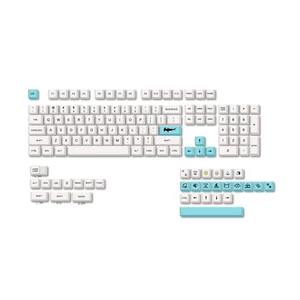 136 Keys Sea Salt PBT Keycap Set XDA Profile Sublimation Custom Keycaps for Mechanical Keyboards