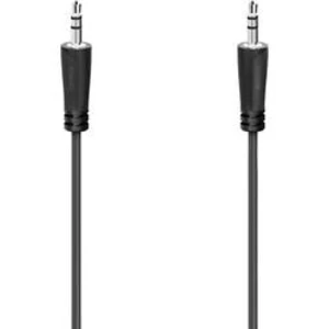 Jack audio kabel Hama 00205116, 5 m, černá