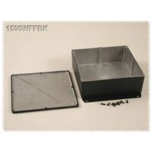Univerzální pouzdro Hammond Electronics 1590WFFBK 1590WFFBK, 187.5 x 187.5 x 67 , hliník, černá, 1 ks