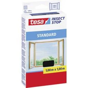 Síť proti hmyzu do okna Tesa Standard, 55670-21, 1 x 1 m, antracit