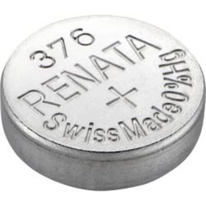 Knoflíková baterie 376 Renata, SR66, na bázi oxidu stříbra