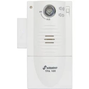 Dveřní/okenní alarm Stabo TFA 100 51109, s klíčem, 90 dB, bílá