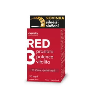 CEMIO RED3 Prostata, vitalita, potence 90 kapslí