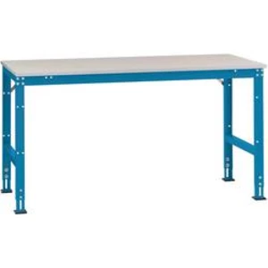 Manuflex AU6009.5007 Pracovní Přístavný stůl Univerzální standardní s PVC dekorační deska, Šxhxv = 1000 x 600 x 760-870 mm