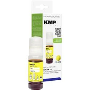 KMP Ink refill náhradní Epson 102, 102 EcoTank, T03R4, C13T03R440 kompatibilní žlutá E185 1642,0009