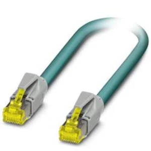 Síťový kabel RJ45 Phoenix Contact 1408365, CAT 6A, S/FTP, 3.00 m, vodní modrá