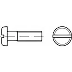 Šrouby s plochou kulatou hlavou TOOLCRAFT TO-6853341, N/A, M3, 8 mm, Ušlechtilá ocel V2A , 200 ks