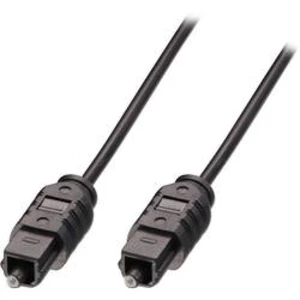Toslink digitální audio kabel LINDY 35212, [1x Toslink zástrčka (ODT) - 1x Toslink zástrčka (ODT)], 2.00 m, černá