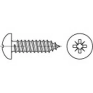 Čočkové šrouby do plechu TOOLCRAFT TO-5432400, N/A, M2.9, 16 mm, ocel, 100 ks