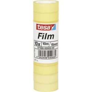 Tesafilm tesa 57386-00002-04, (d x š) 10 m x 15 mm, akrylát, transparentní, 10 ks