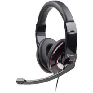 Headset k PC s USB na kabel Gembird MHS-U-001 přes uši černá