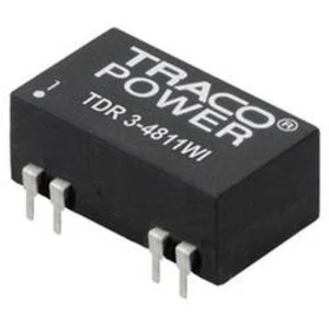 DC/DC měnič TracoPower TDR 3-1212WI, vstup 4,5 - 18 V/DC, výstup 12 V/DC, 250 mA, 3 W, DIL-14