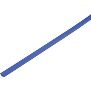 Smršťovací bužírka bez lepidla TRU COMPONENTS 1225511 2:1, -55 - +125 °C, 2.50 mm, modrá, metrové zboží