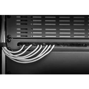 Kartáčová lišta pro datové skříně Renkforce RF-3429146, velikost racku (HE) 1 HE, 19 palec