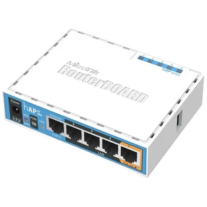 Router MikroTik hAP ac lite RB952Ui-5ac2nD (RB952Ui-5ac2nD) router • podpora PoE • štandard 802.11a/b/g/n/ac • frekvencia 2,4 a 5 GHz • režimy AP, Cli