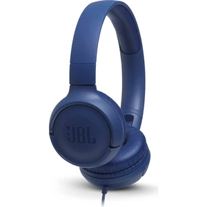 Slúchadlá JBL Tune 500 modrá slúchadlá cez hlavu • 32mm meniče • JBL Pure Bass • handsfree • integrovaný mikrofón • skladacia konštrukcia • 3,5mm jack