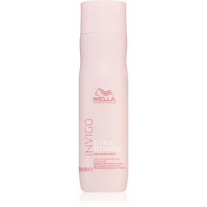 Wella Professionals Invigo Blonde Recharge šampón pre ochranu farby blond vlasov Cool Blond 250 ml