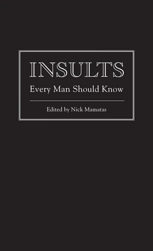 Insults Every Man Should Know