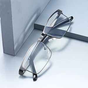 Jassy Men's Casual Metal Fashion Comfortable Blue Light Blocking Optical Reading Glasses