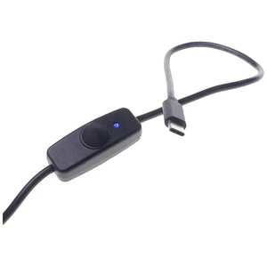 Radxa RockPi_USB-AtoC_SW napájací kábel  [1x USB 2.0 zástrčka A - 1x USB-C ™ zástrčka] 1.50 m čierna vr. vypínače