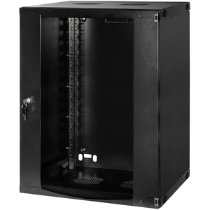 LogiLink W15F64B 19" nástenná rozvodná skriňa (š x v x h) 540 x 725 x 450 mm 15 U čierna (RAL 9005)