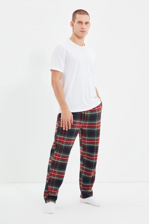 Férfi pizsama nadrág Trendyol Plaid