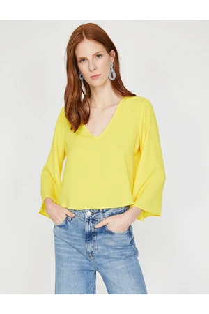 Koton Blouse - Yellow - Regular fit