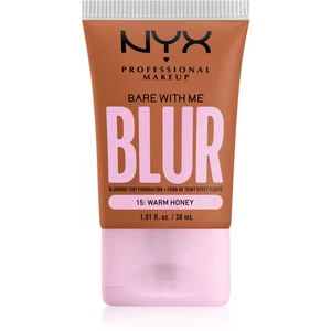 NYX Professional Makeup Bare With Me Blur Tint hydratační make-up odstín 15 Warm Honey 30 ml