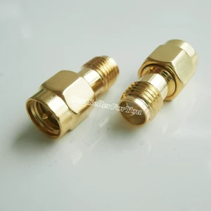1Pcs SMA Connector Male Plug To RP SMA Connector RPSMA Connector Female Jack Straight RF Connector Adapter