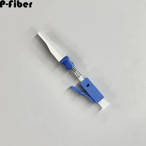 1000pcs LC connector kits singlemode blue housing spring accessory dust cap boot optical fiber parts without ferrule