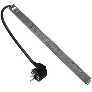 PDU Power Strip 10A/20A Audio Noise AC Power Filter Power Conditioner Power Purifier Surge Protection with 14 Universal Outlets